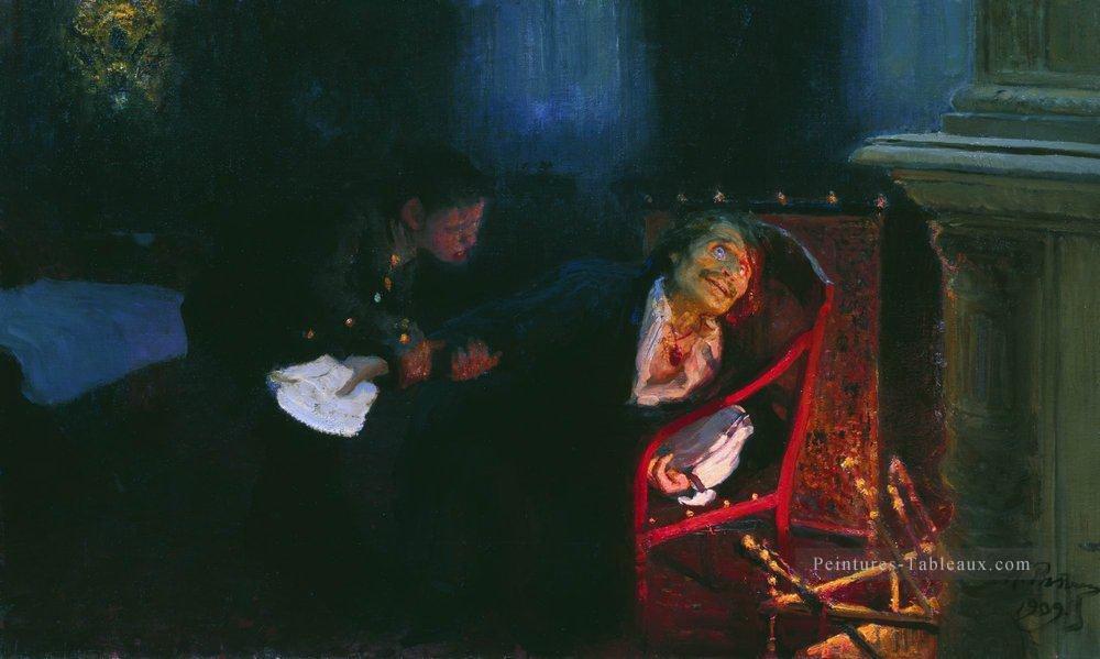 l’auto immolation de gogol 1909 Ilya Repin Peintures à l'huile